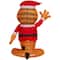 3.5ft. Airblown® Inflatable Christmas Garfield in Santa Suit